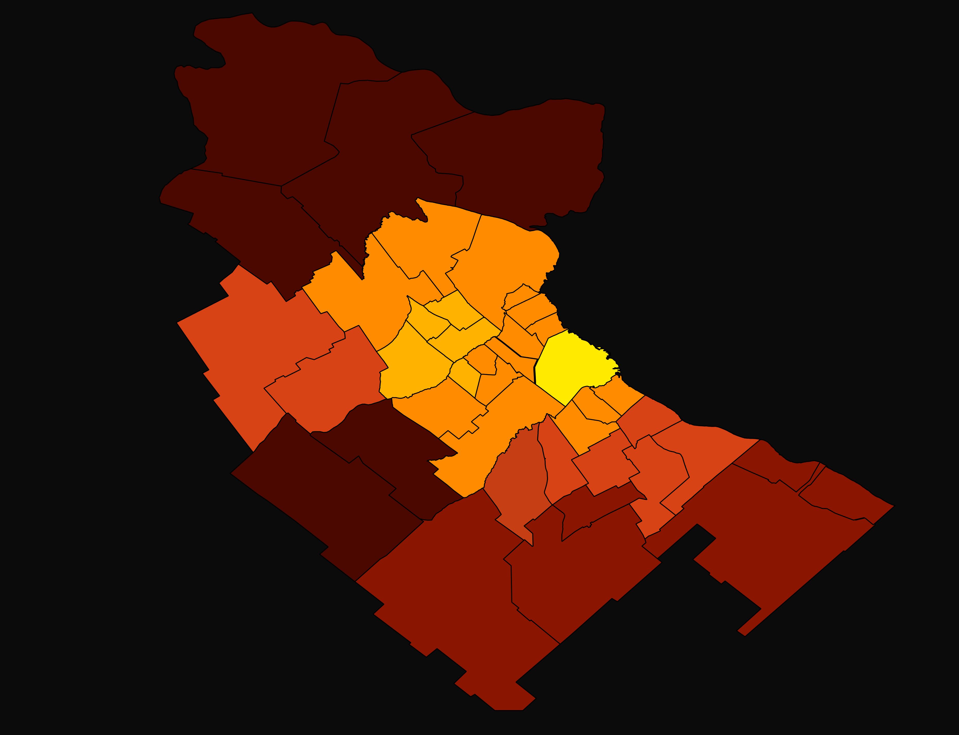 Mapa de Zonas FV Logistics